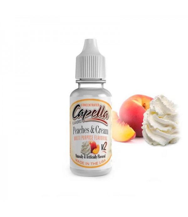 CAPELLA Arôme Concentré Peaches & Cream 10ml pas cher et livraison gratuite