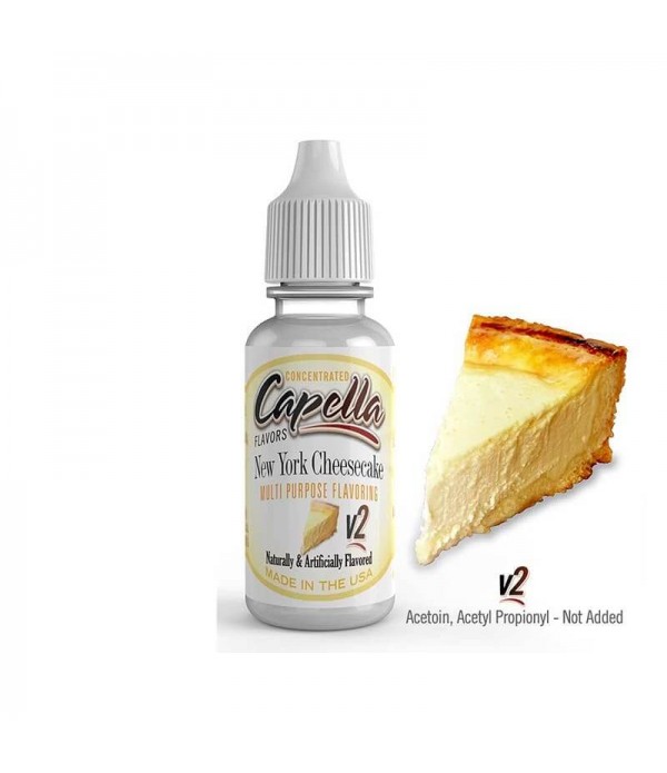 CAPELLA Arôme Concentré New York Cheesecake V2 10ml pas cher et livraison gratuite