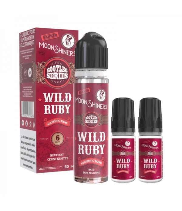 MOONSHINERS Bootleg Series Wild Ruby - Pack E-liquide 60ml