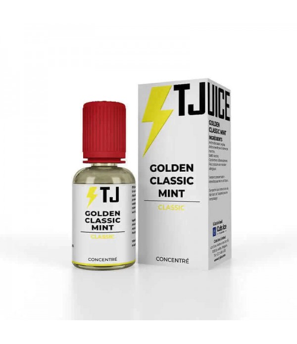T-JUICE Arôme Concentré Golden Classic Mint pas cher et livraison gratuite