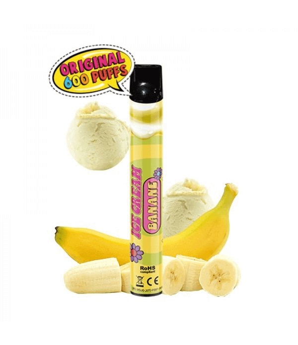 LIQUIDEO Pod Jetable Wpuff Ice Cream Banana pas ch...