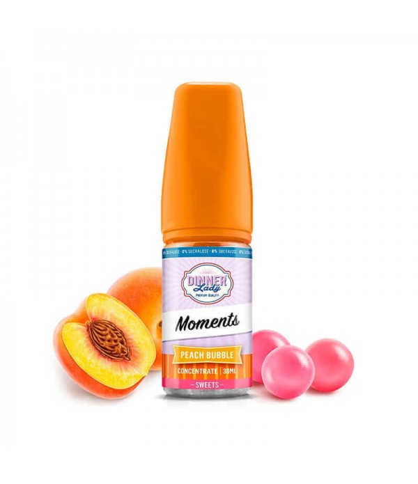 DINNER LADY MOMENTS Peach Bubble - Arôme Concentré 30ml pas cher et livraison gratuite