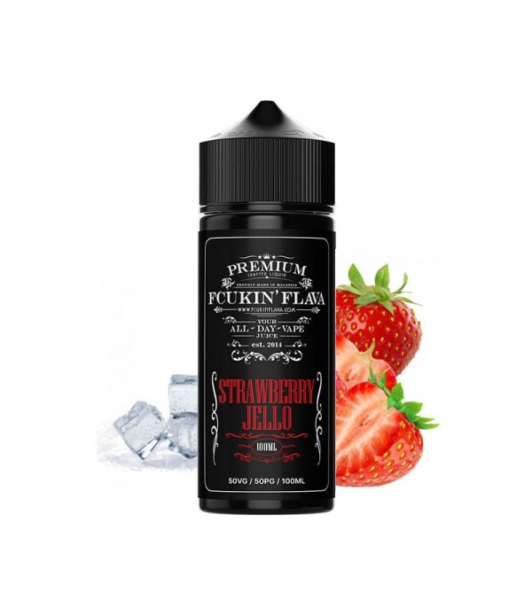 FCUKIN FLAVA - Strawberry Jello - E-liquide 100ml