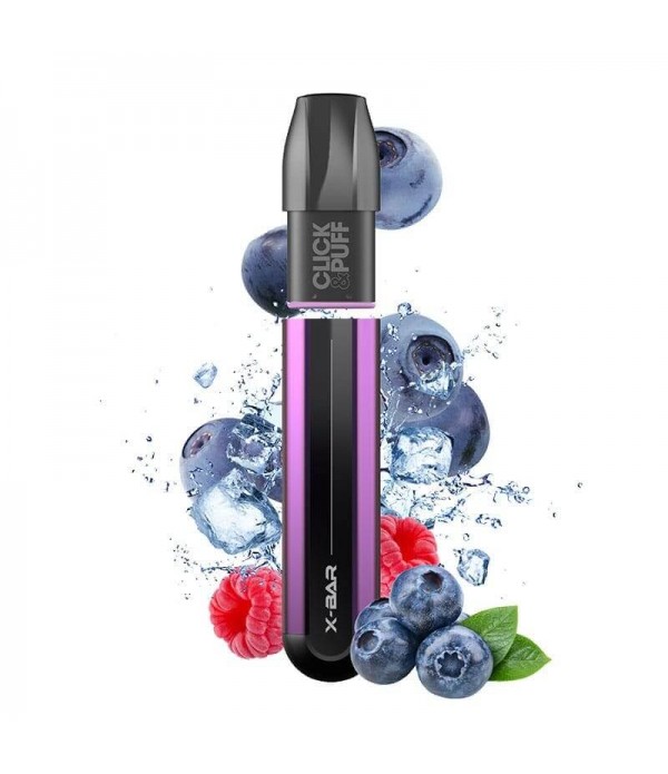 X-BAR Click & Puff - Pod Jetable Rechargeable 650 Puffs