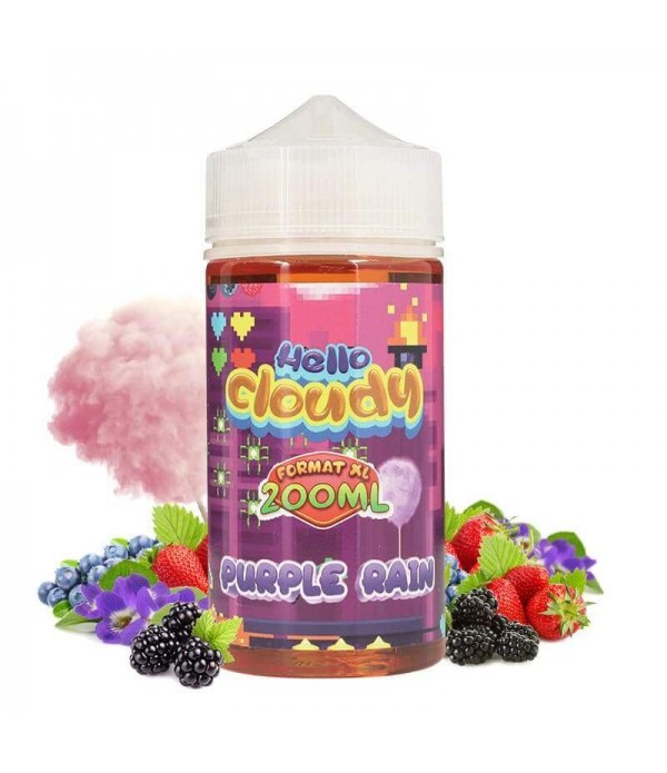 HELLO CLOUDY Purple Rain - E-liquide 200ml